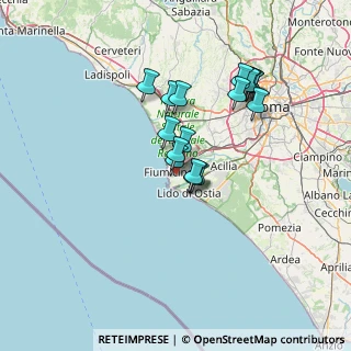 Mappa Via Opacchiasella, 00054 Fiumicino RM, Italia (12.25176)