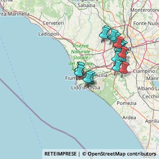 Mappa Via Opacchiasella, 00054 Fiumicino RM, Italia (14.8085)