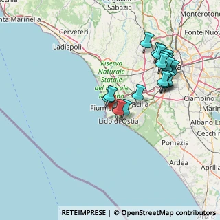 Mappa Via Opacchiasella, 00054 Fiumicino RM, Italia (16.2145)