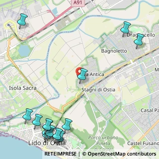 Mappa Via Giovanni Battista Sacchetti, 00119 Ostia Antica RM, Italia (3.64133)