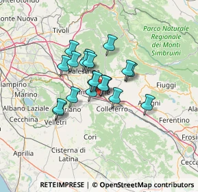 Mappa Parcheggio, 00038 Valmontone RM, Italia (9.45947)