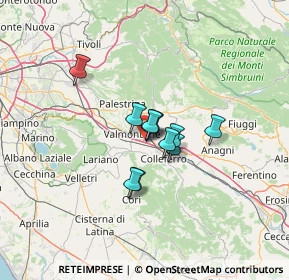 Mappa Parcheggio, 00038 Valmontone RM, Italia (8.06182)