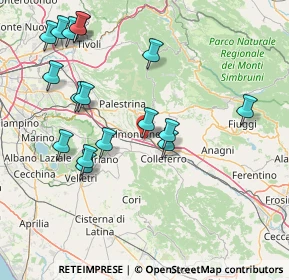 Mappa Parcheggio, 00038 Valmontone RM, Italia (18.46)