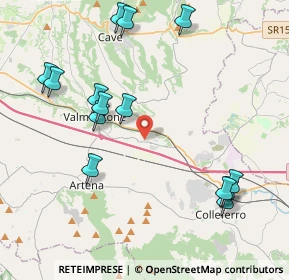 Mappa Parcheggio, 00038 Valmontone RM, Italia (4.96571)