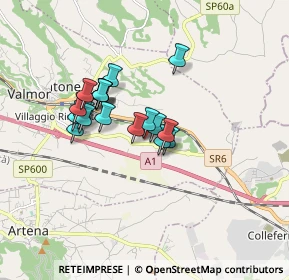 Mappa Parcheggio, 00038 Valmontone RM, Italia (1.3875)