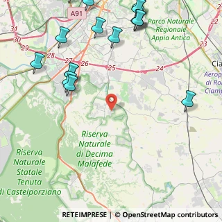 Mappa Via dei Remondini, 00128 Selcetta RM, Italia (6.9325)