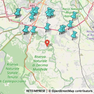 Mappa Via dei Remondini, 00128 Selcetta RM, Italia (5.49)