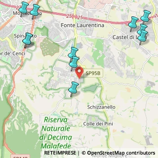 Mappa Via dei Remondini, 00128 Selcetta RM, Italia (3.28909)