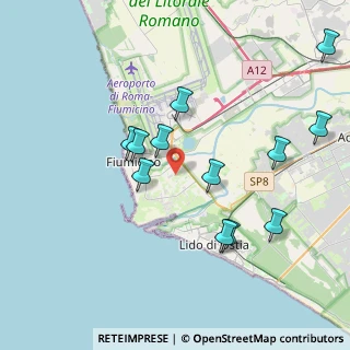Mappa Via Giacomo Cavalli, 00054 Fiumicino RM, Italia (4.24)
