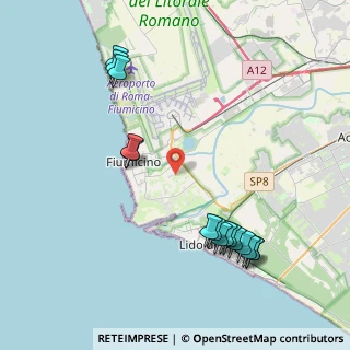 Mappa Via Giacomo Cavalli, 00054 Fiumicino RM, Italia (4.96)