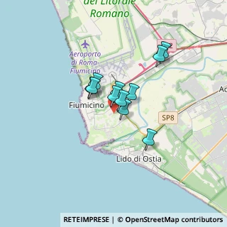 Mappa Via Giacomo Cavalli, 00054 Fiumicino RM, Italia (2.27727)