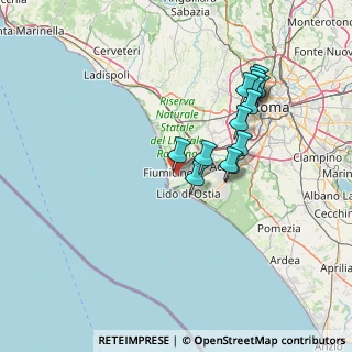 Mappa Via Jerome Carcopino, 00054 Fiumicino RM, Italia (14.40143)