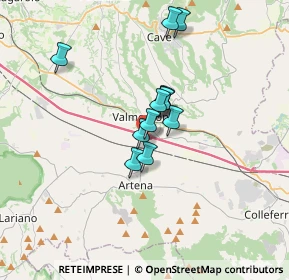 Mappa SS600 km 1.000, 00038 Valmontone RM, Italia (2.5175)