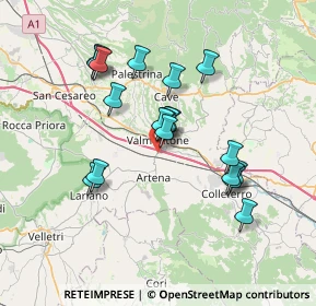 Mappa SS600 km 1.000, 00038 Valmontone RM, Italia (6.63579)