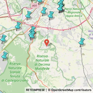 Mappa Via di Trigoria, 00128 Trigoria RM, Italia (6.787)
