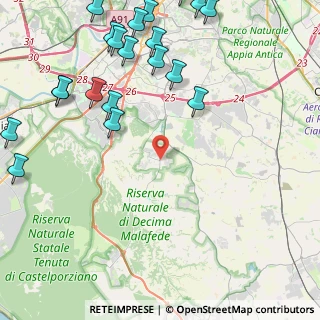 Mappa Via di Trigoria, 00128 Trigoria RM, Italia (6.346)