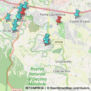 Mappa Via di Trigoria, 00128 Trigoria RM, Italia (3.00357)