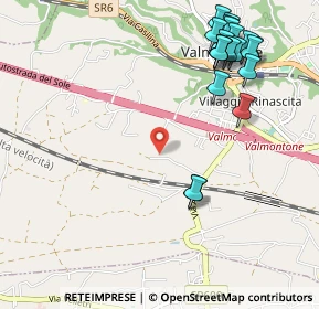 Mappa Valle S. Paolo, 00038 Valmontone RM, Italia (1.353)