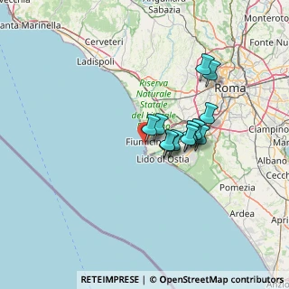 Mappa Via dei Dioscuri, 00054 Fiumicino RM, Italia (10.48077)