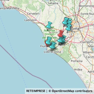 Mappa Via delle Meduse, 00054 Fiumicino RM, Italia (11.78733)