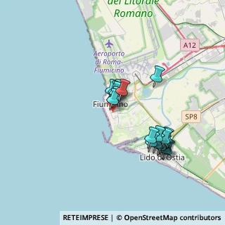 Mappa Via delle Meduse, 00054 Fiumicino RM, Italia (3.32632)