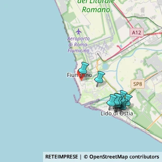 Mappa Via delle Meduse, 00054 Fiumicino RM, Italia (4.48545)