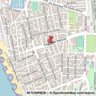 Mappa Via delle Meduse, 132/134, 00054 Fiumicino, Roma (Lazio)