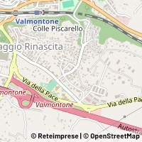 Hartă Valmontone