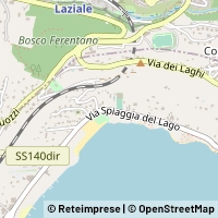 Mapa Castel Gandolfo