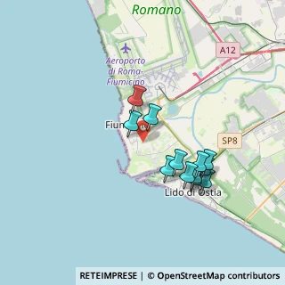 Mappa Via Ivo Oliveti, 00054 Fiumicino RM, Italia (3.38583)