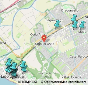 Mappa Via Umberto Zanotti Bianco, 00124 Roma RM, Italia (3.9345)