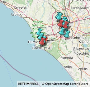 Mappa Via Umberto Zanotti Bianco, 00124 Roma RM, Italia (12.7625)