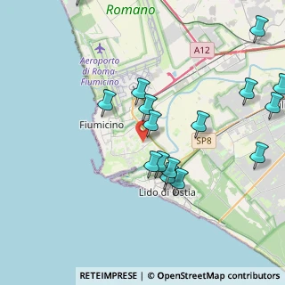 Mappa Via Carlo Reddi, 00054 Fiumicino RM, Italia (4.79063)