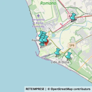 Mappa Via Angelo Ricapito, 00054 Fiumicino RM, Italia (2.73455)