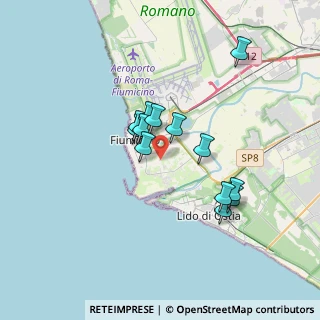 Mappa Via Angelo Ricapito, 00054 Fiumicino RM, Italia (2.99692)