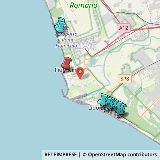 Mappa Via Angelo Ricapito, 00054 Fiumicino RM, Italia (4.932)