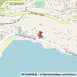 Mappa Via Spiaggia del Lago, 00073 Castel Gandolfo RM, Italia, 00073 Castel Gandolfo, Roma (Lazio)