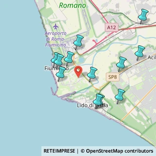 Mappa Via Angelo Bascapè, 00054 Fiumicino RM, Italia (4.195)