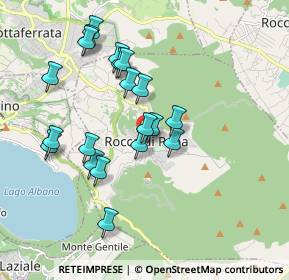 Mappa Via Porticato, 00040 Rocca di Papa RM, Italia (1.8675)