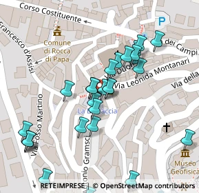 Mappa Via Porticato, 00040 Rocca di Papa RM, Italia (0.05714)