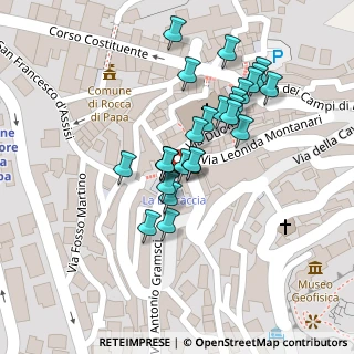 Mappa Via Duomo, 00040 Rocca di Papa RM, Italia (0.04923)