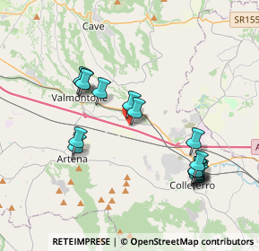 Mappa Valmontone Outlet, 00038 Valmontone RM, Italia (4.11375)