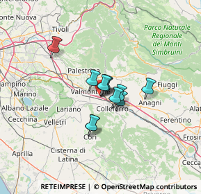 Mappa Valmontone Outlet, 00038 Valmontone RM, Italia (7.78636)