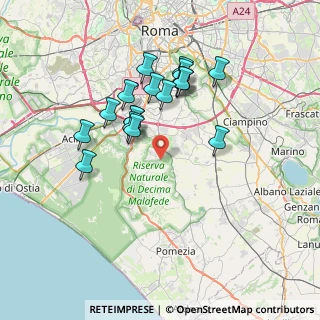 Mappa Via Luigi Pietracqua, 00128 Selcetta RM, Italia (6.95)