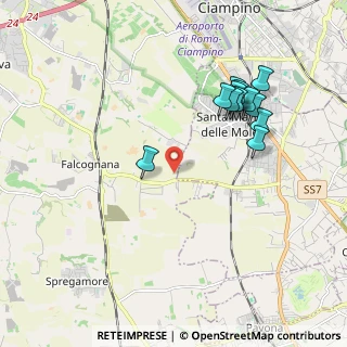 Mappa Via della Falcognana, 00134 Roma RM, Italia (2.09083)