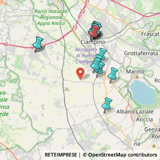 Mappa Via della Falcognana, 00134 Roma RM, Italia (4.20375)