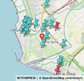 Mappa Via Antonio Iannotta, 00054 Fiumicino RM, Italia (1.936)