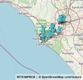 Mappa Via Antonio Iannotta, 00054 Fiumicino RM, Italia (10.34214)