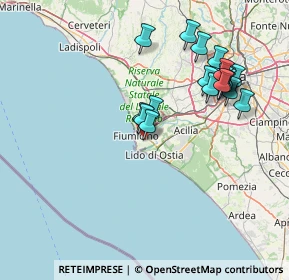 Mappa Via Antonio Iannotta, 00054 Fiumicino RM, Italia (16.0655)