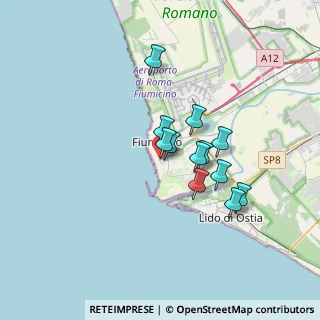Mappa Via Romano Porto, 00054 Fiumicino RM, Italia (2.72167)